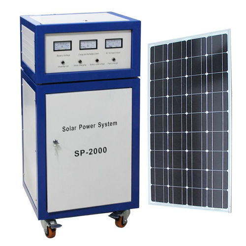 供应sp 2000l太阳能发电机组 家用太阳能发电系统
